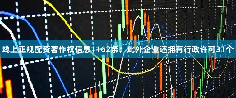 线上正规配资著作权信息1162条；此外企业还拥有行政许可31个